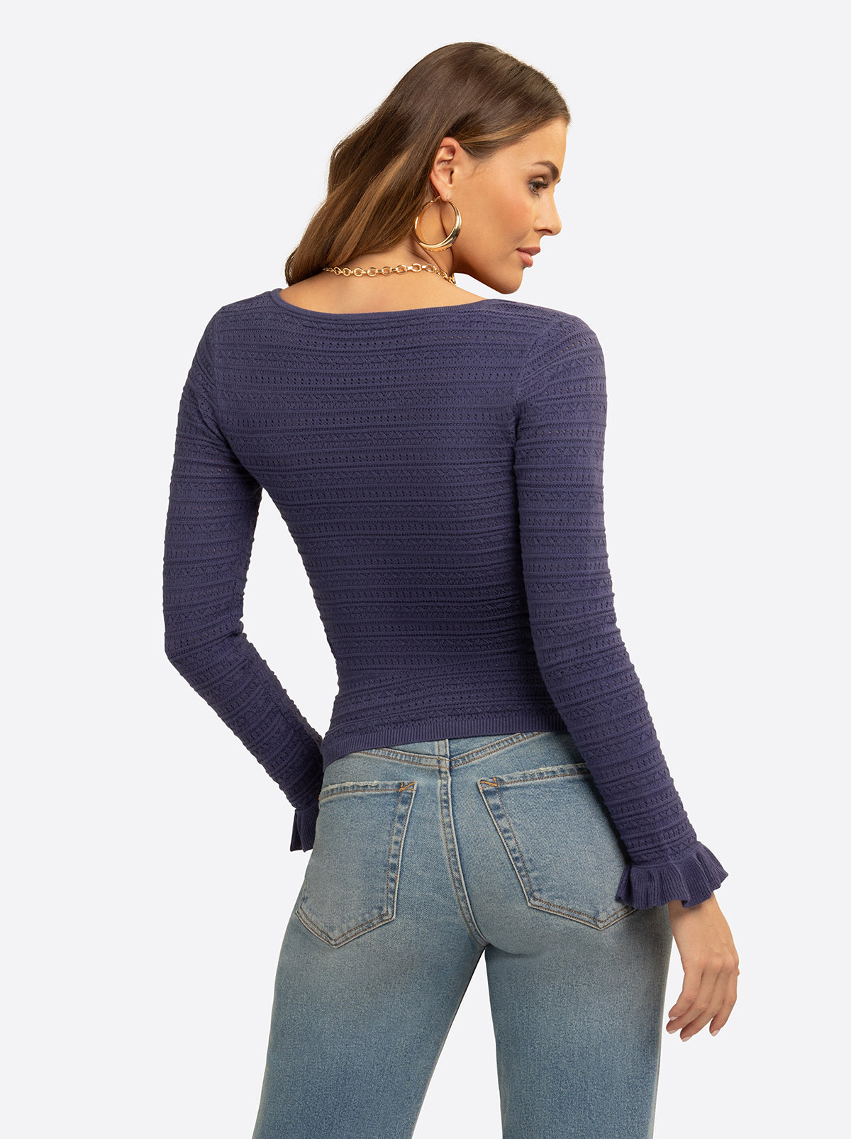JS Jessica Simpson Luka Top in Deep Cobalt