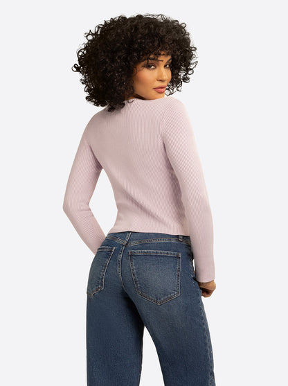 JS Jessica Simpson Taira Top in Lavender Frost