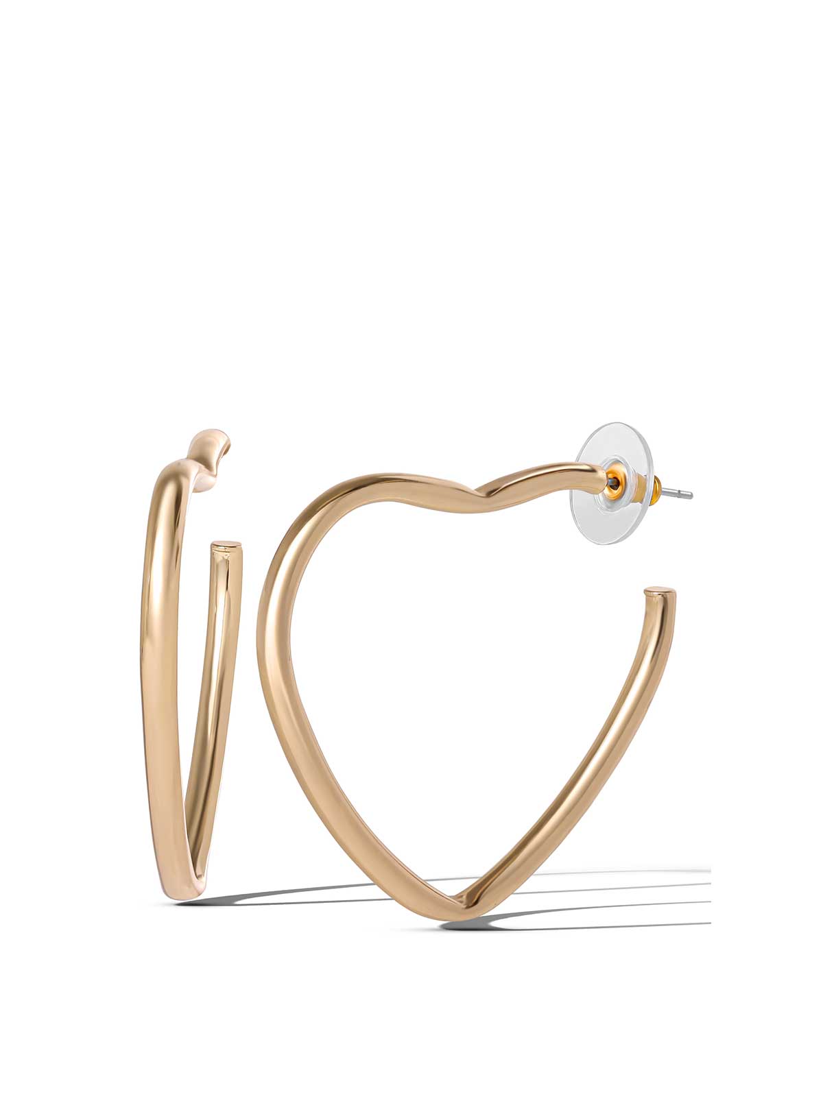 Heart Hoop Earrings