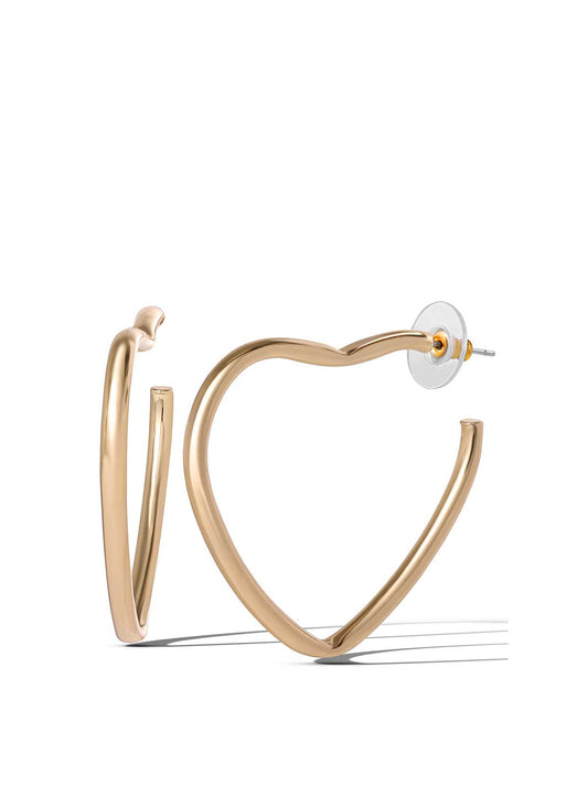 Heart Hoop Earrings
