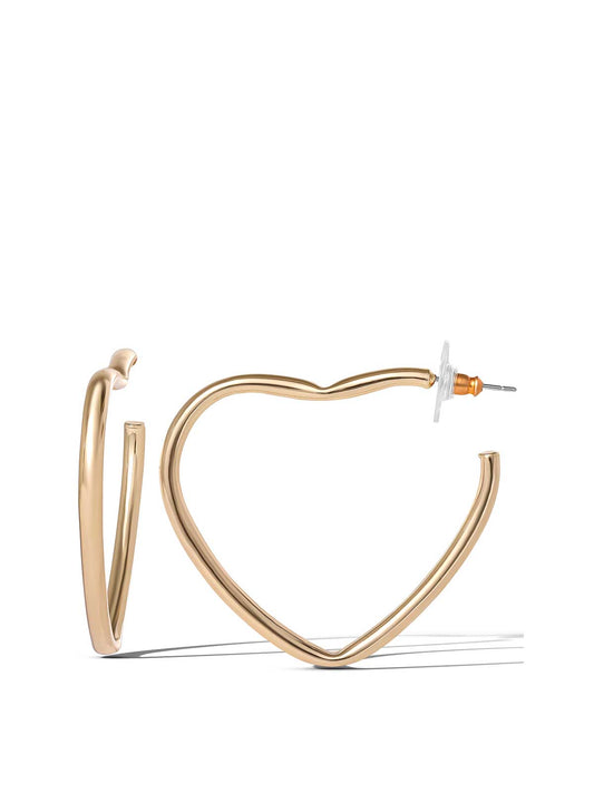 Heart Hoop Earrings