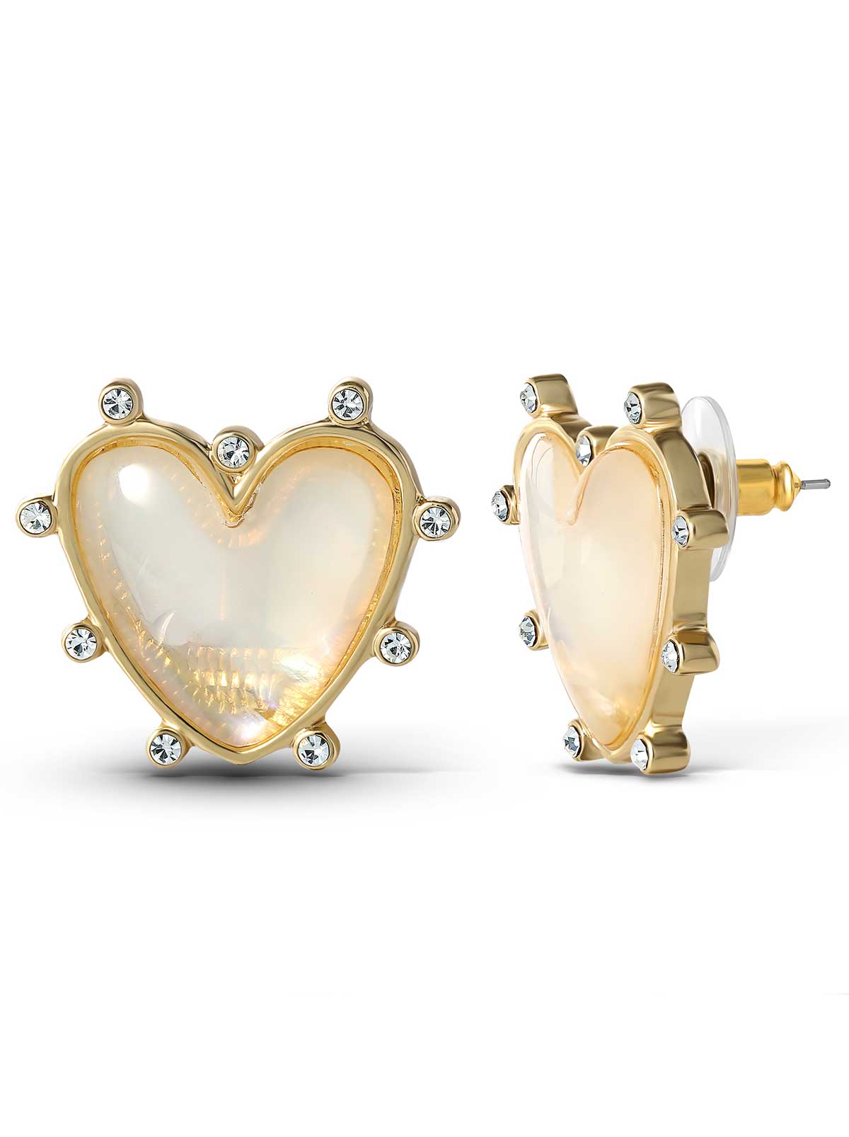 Heart Stud Earrings