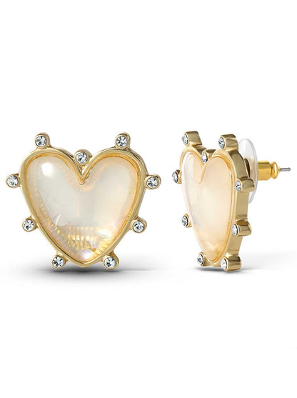 Heart Stud Earrings