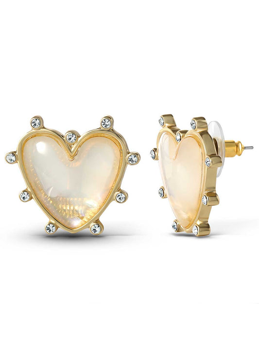 Heart Stud Earrings