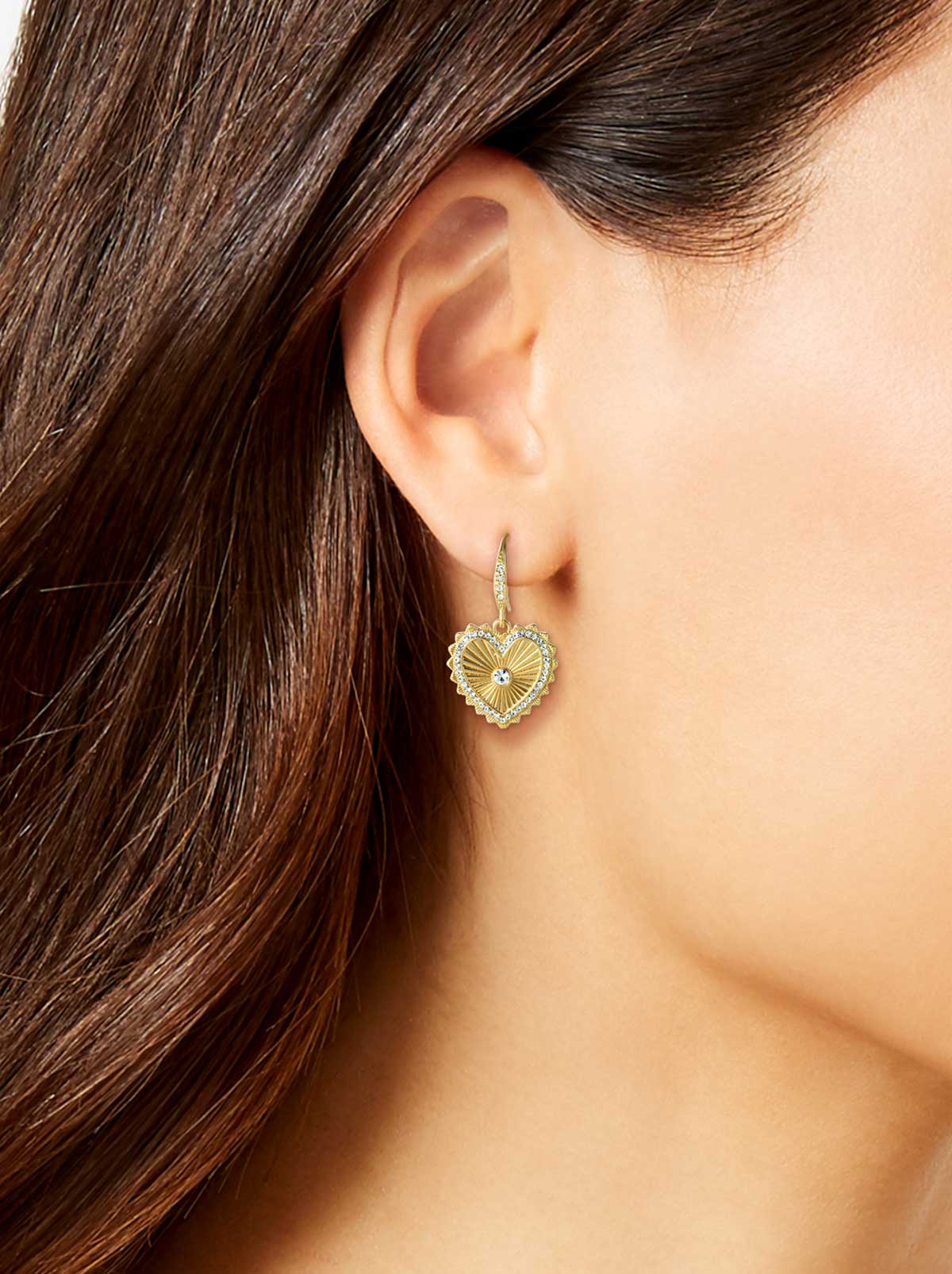 Heart Drop Earrings