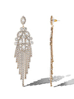 Crystal Waterfall Statement Earrings