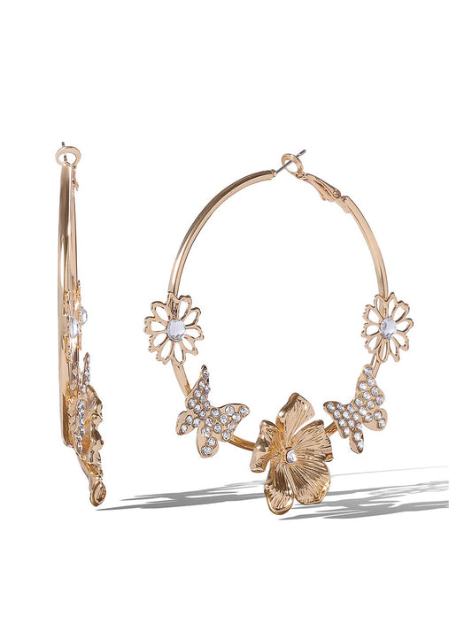 Accented Hoop Earrings