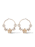 Accented Hoop Earrings