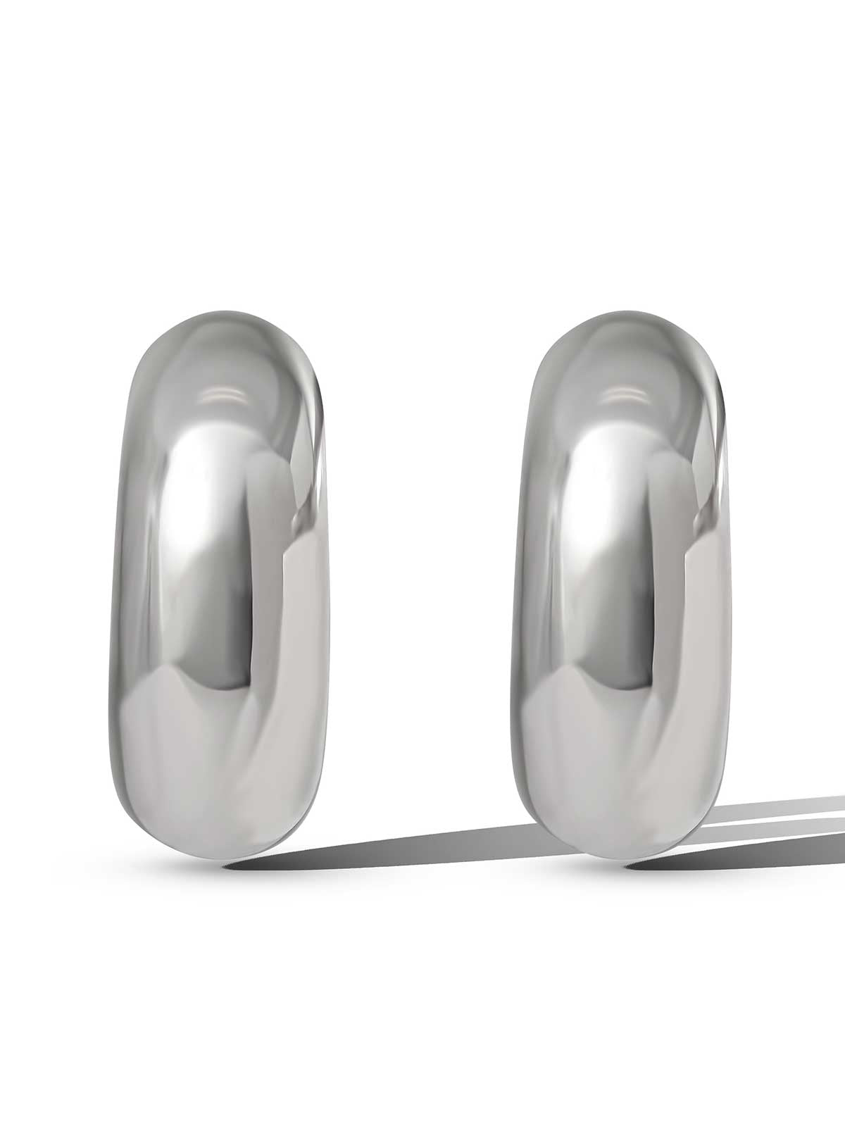 Silver Hoop Earrings