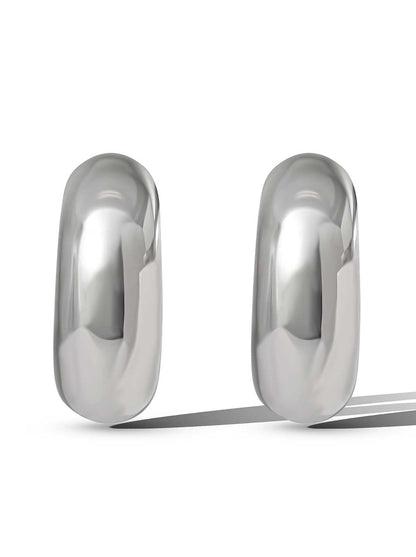 Silver Hoop Earrings