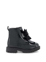 Toddler Daria Double Bow Boot in Black