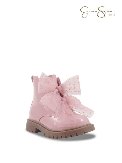 Toddler Daria Sneaker Double Bow in Blush