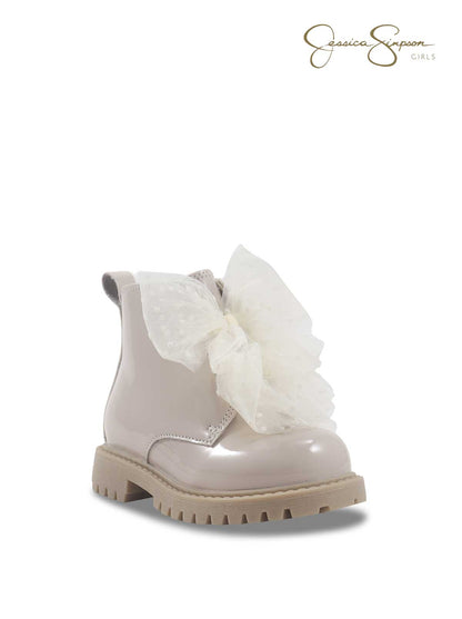 Toddler Daria Sneaker Double Bow in Cream