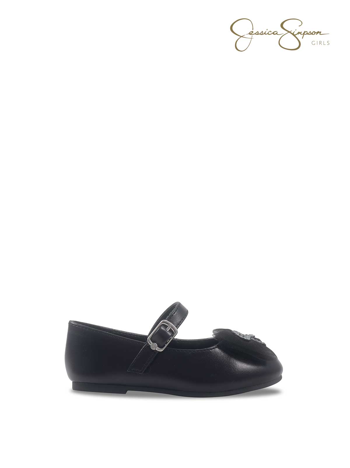 Toddler Amy Bow Ballet Flat in Black