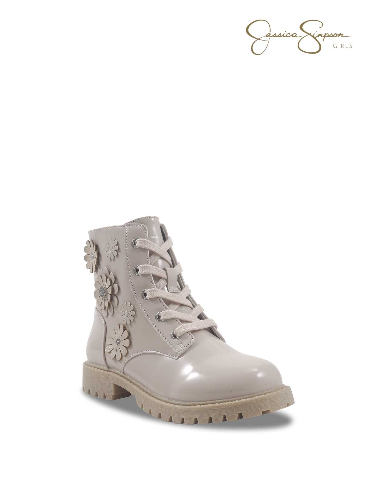Girls Daria Shay Boot in Cream