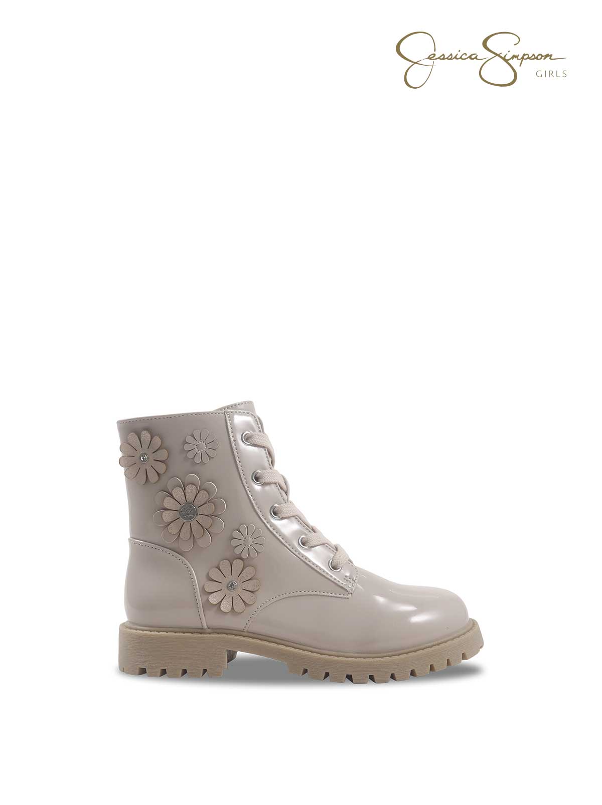 Girls Daria Shay Boot in Cream