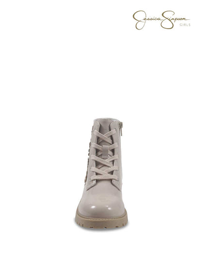 Girls Daria Shay Boot in Cream