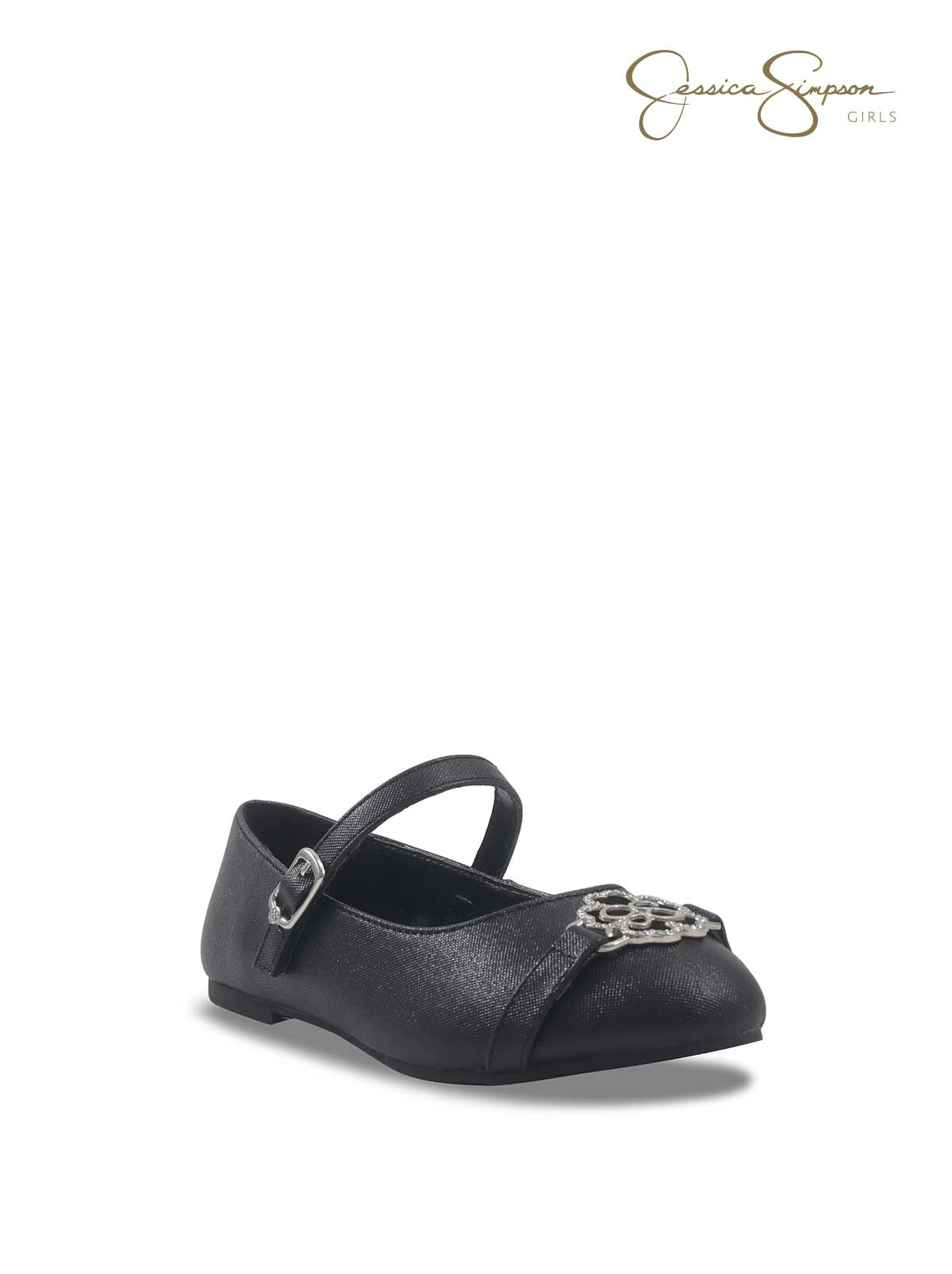 Girls Amy Ivie Flat in Black