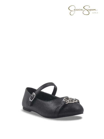 Girls Amy Ivie Flat in Black