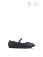 Girls Amy Ivie Flat in Black