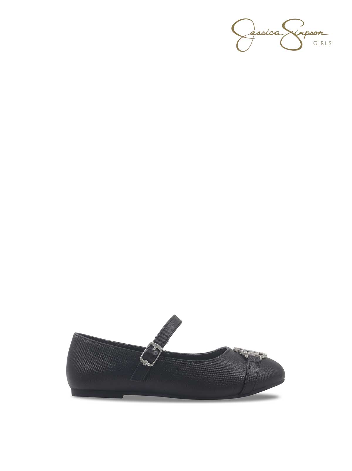 Girls Amy Ivie Flat in Black