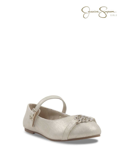 Girls Amy Ivie Flat in Champange