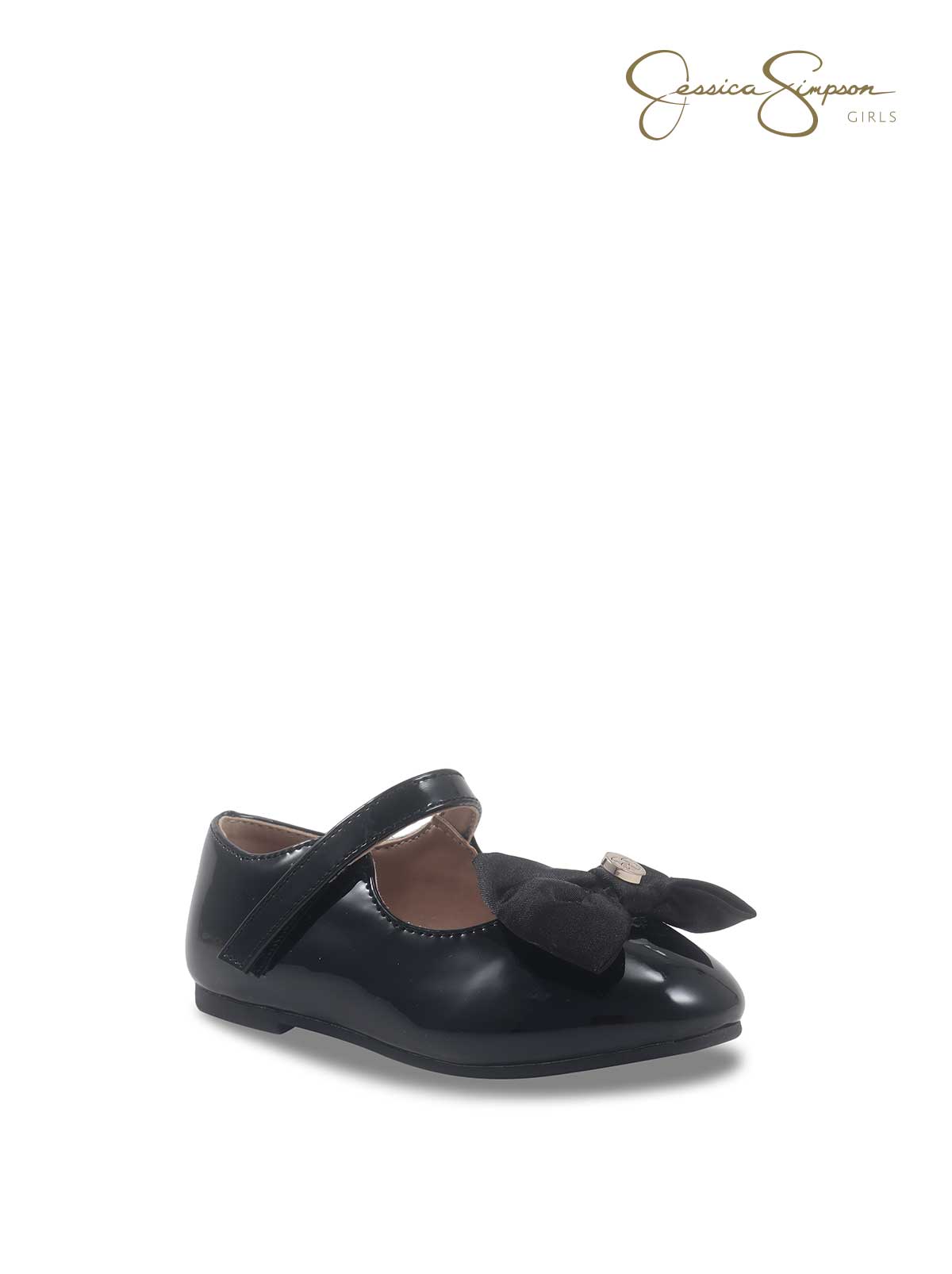 Toddler Amy Big Bow Mary Jane in Black