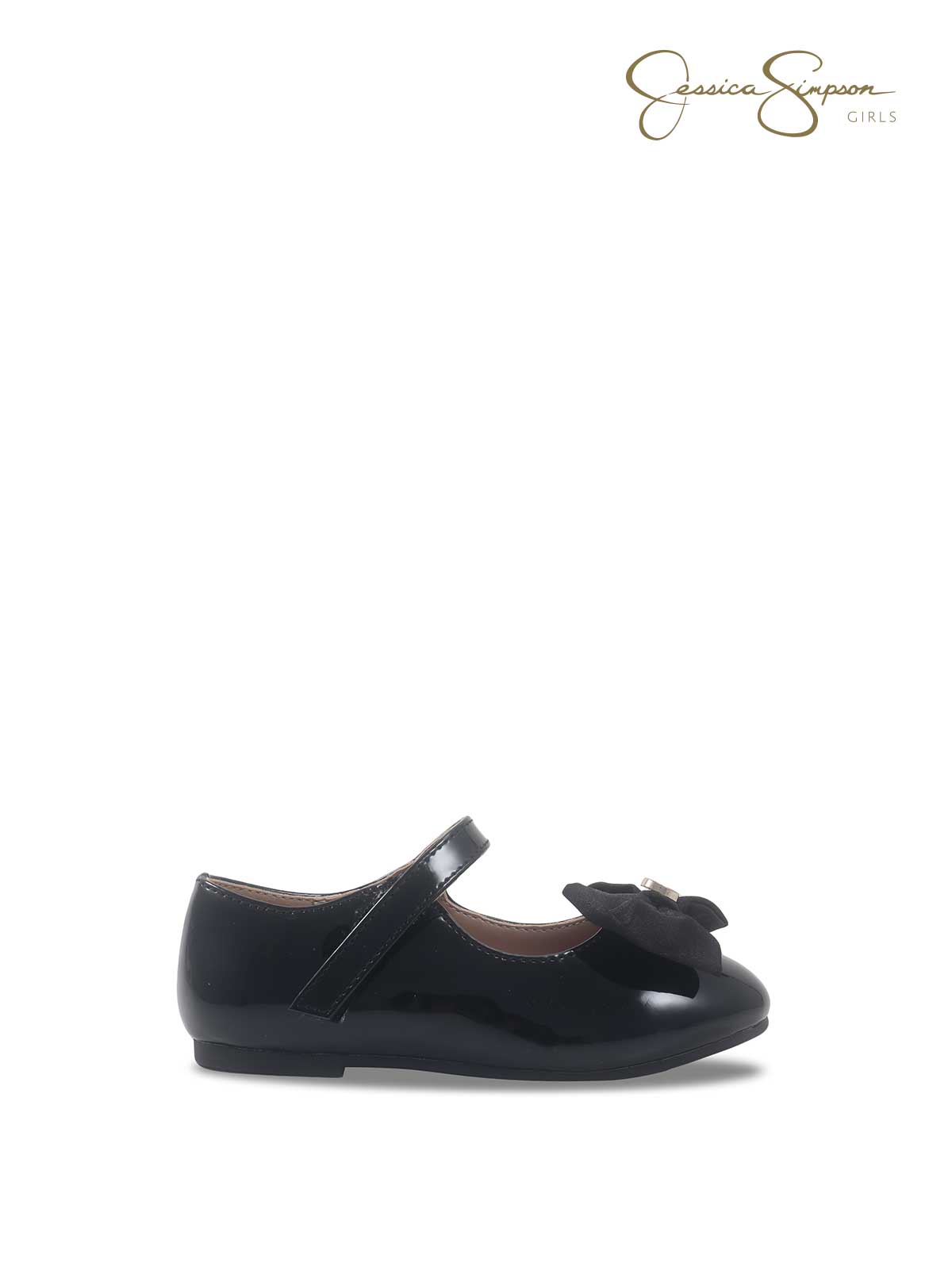 Toddler Amy Big Bow Mary Jane in Black