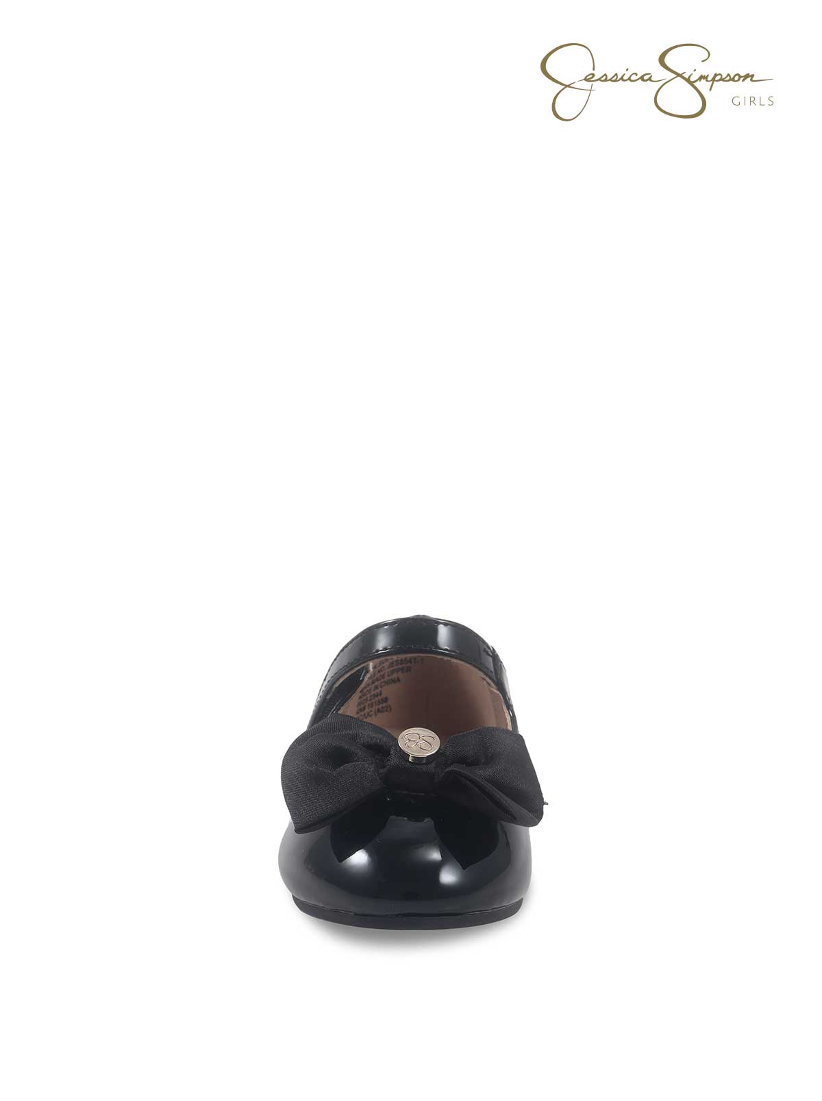 Toddler Amy Big Bow Mary Jane in Black