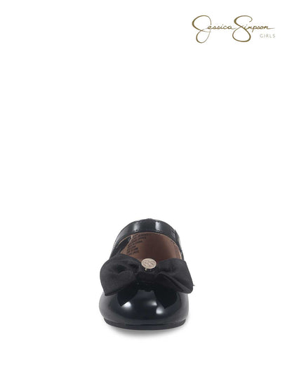 Toddler Amy Big Bow Mary Jane in Black