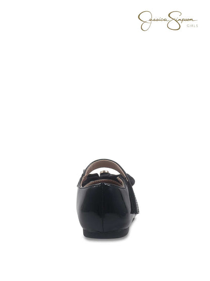 Toddler Amy Big Bow Mary Jane in Black