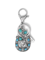 Turquoise Horse Shoe Keychain