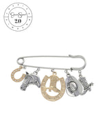 Jessica Simpson 2.0 Western Charm Pin Brooch
