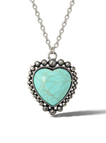 Turquoise Heart Necklace