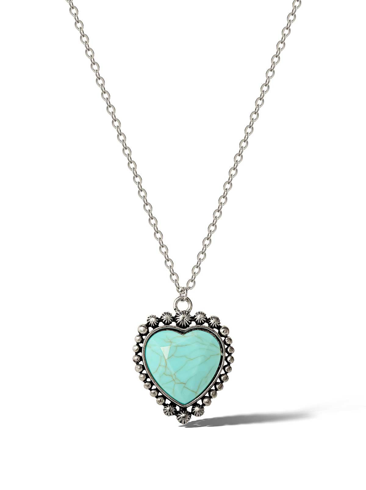 Turquoise Heart Necklace