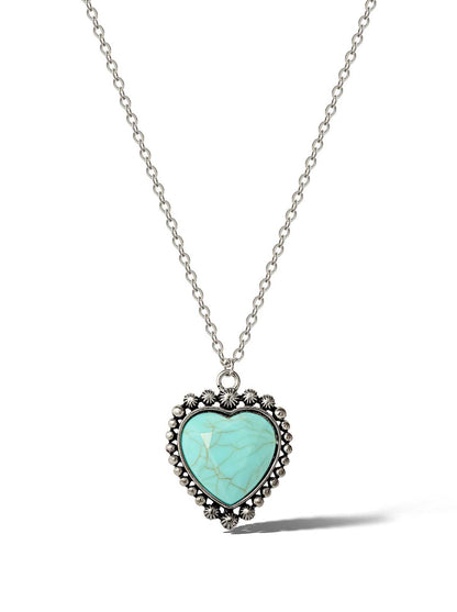 Turquoise Heart Necklace