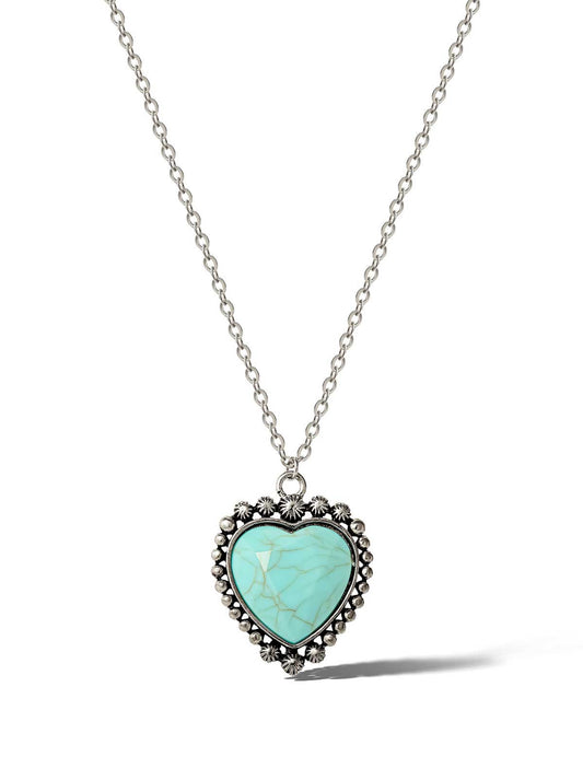 Turquoise Heart Necklace