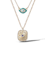 Layered Evil Eye Necklace Set