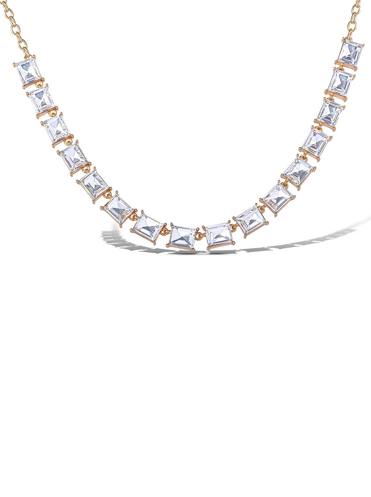 Crystal Stone Frontal Necklace