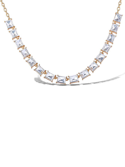 Crystal Stone Frontal Necklace