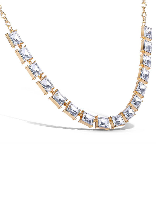 Crystal Stone Frontal Necklace