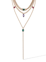 Layered Gemstone Necklace