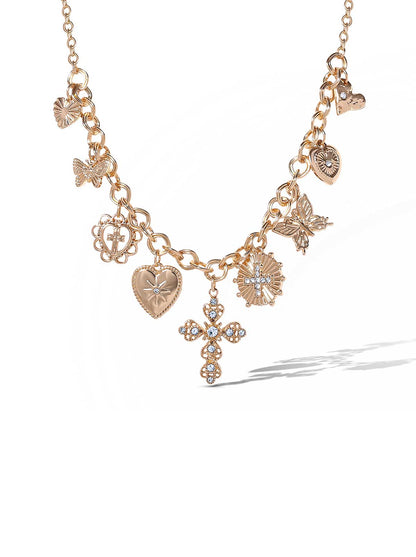 Gold Charm Necklace