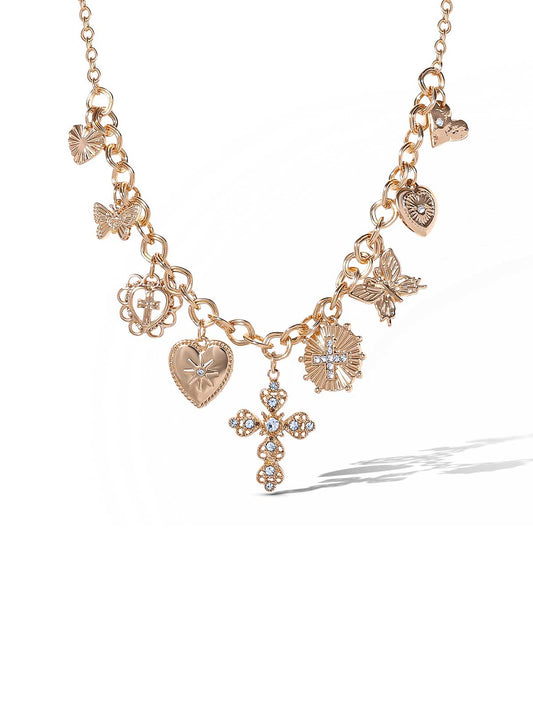 Gold Charm Necklace