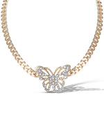 Butterfly Crystal Choker Necklace