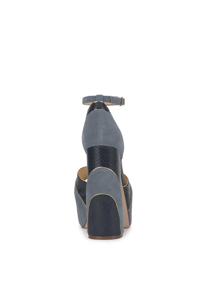 Avele Platform in Ash Blue & Dark Knight