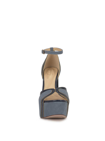 Avele Platform in Ash Blue & Dark Knight