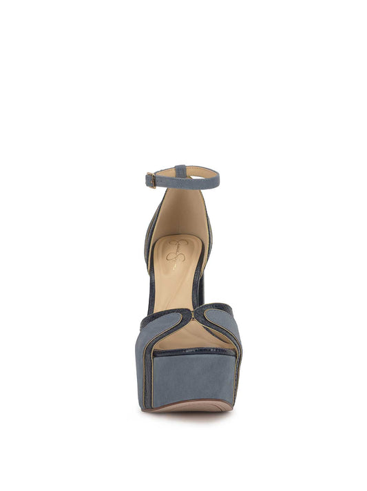 Avele Platform in Ash Blue & Dark Knight