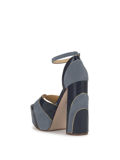 Avele Platform in Ash Blue & Dark Knight