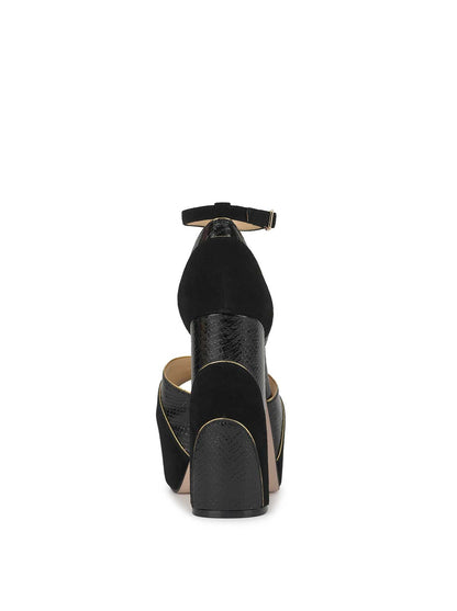 Avele Platform in Black & Gold